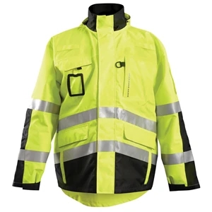 3-In-1 Workwear Black Bottom Rip Stop Parka