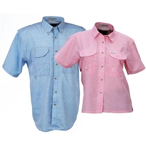 Fishing Shirt Short Sleeves Gingham