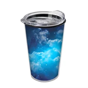 Garyline® Transparent Tumbler with Slider Lid and Full-Co...