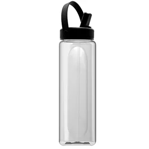 Garyline® Boss Embossed RPET Bottle with Flip-Straw, Swiv...