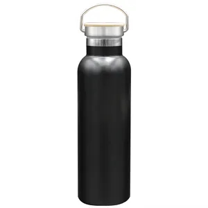 Garyline® Serene Stainless Steel Bottle with Bamboo Lid -...