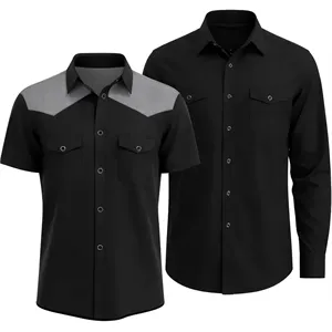 Custom Logo USA-Made Short Sleeve Western Shirt