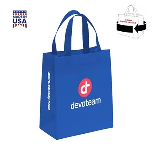 GREEN EARTH 9x5x10 CUSTOM NON WOVEN TOTE