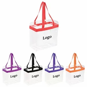 Custom Logo Clear Stadium Tote