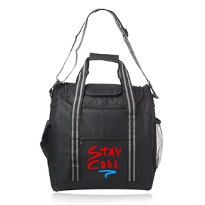 Custom Logo Flip Flap Insulated Cooler Lunch Bags