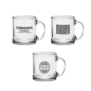 Red Eye 13 oz Libbey Clear Glass Coffee Mug