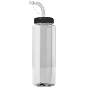 Garyline® Guzzler Bottle with Straw Lid - 32 oz.
