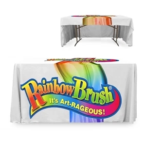4 ft. x 30 in. 3 Sided PolyKnit™ Table Cover (Full Cloth)