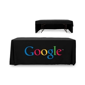 6 ft. 3 Sided PolyKnit™ Table Cover (Full Color Logo)