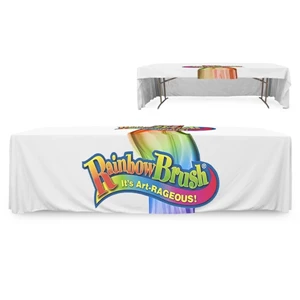 8 ft. 3 Sided PolyKnit™ Table Cover (Full Cloth)