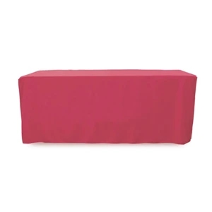 6 ft. Fitted PolyKnit™ Table Cover (Blank)