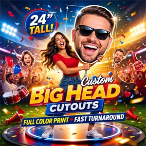 2ft Big Head Cutouts