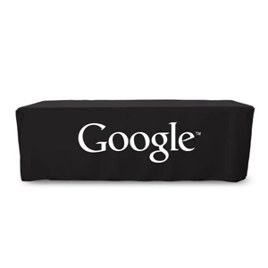 8 ft. Fitted PolyKnit™ Table Cover (One Color Logo)