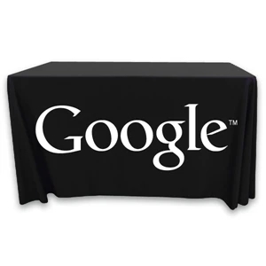 4 ft. x 24 in.Throw PolyKnit™ Table Cover (One Color Logo)