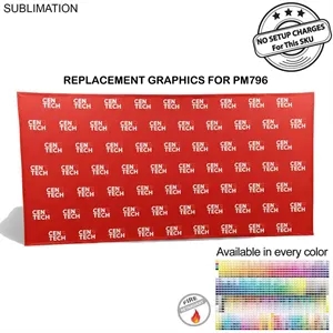 Graphics for 15' Straight Wall Tension Fabric w/ Hook & Loop