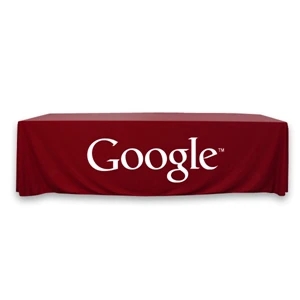 8 ft.Throw PolyPoplin™ Table Cover (One Color Logo)