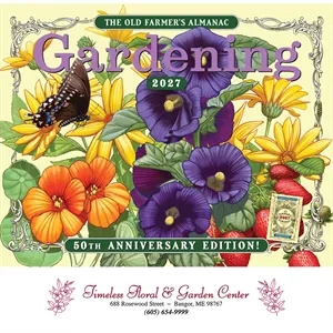 The Old Farmer's Almanac® Gardening: 2027 Stapled