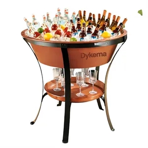 Copper Beverage Tub and Stand