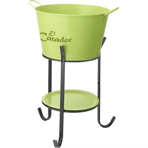Powder-Coated Steel Party Tub Bucket