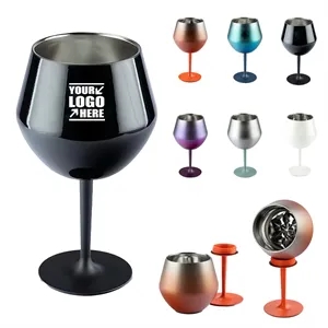 14oz Detachable U-shaped Stem Wine Glass