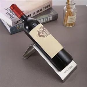 Custom Logo Promotional Stainless Steel Wine Bottle Holder