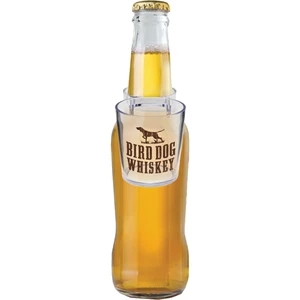 2 oz. Clear Plastic Bottle Neck Shot