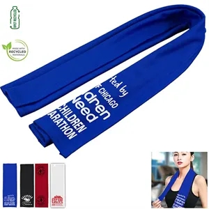 12" W X 36" H Recycled RPET Cooling Towel