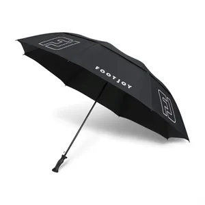 Custom Logo FootJoy® 68.5" Windproof Golf Umbrella with Towel Hook