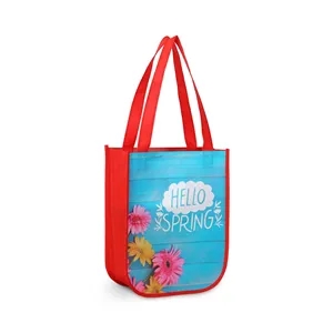 Full-Color Laminated Gift Tote with Gloss Finish