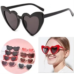 Custom Logo Retro Love Heart Shaped Driver Glasses