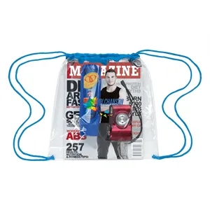 Good Value™ Clear Game Drawstring Backpack
