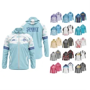 Custom Logo MOQ 10 Custom Football (Soccer) Rain Jacket