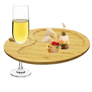 Round Party Plate, Bamboo