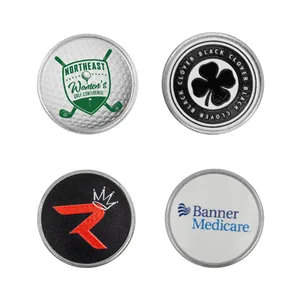 Custom Logo 3D Texture Print Golf Ball Marker (1")