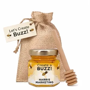 Mini Honey Jar with Wooden Dipper