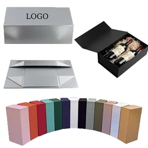 Magnetic Foldable Wine Gift Box