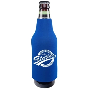 Pull Over Bottle Cooler 1 side imprint