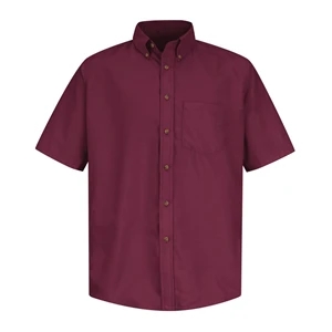 Red Kap Poplin Short Sleeve Dress Shirt - Tall Sizes