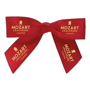 Satin Bottle Ribbon Bow