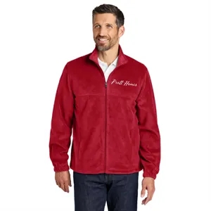 Custom Logo Port Authority® Plush Fleece Full-Zip Jacket