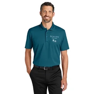 Custom Logo Port Authority® Plaited Pique Polo