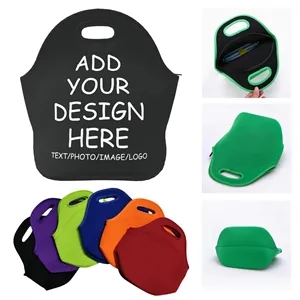 Custom Logo Neoprene Insulated Lunch Bag