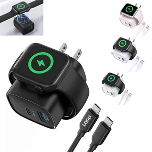 Custom Logo Three In One Wireless Charging Head