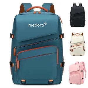 Custom Logo Sleek Water-Resistant Laptop Travel Backpack