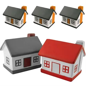 Custom Logo House Shaped PU Foam Stress Balls