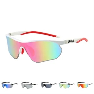 Custom Logo Custom Logo UV400  Sunglasses Lightweight Half Frame Sports