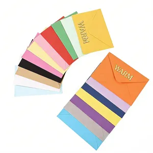 Custom Logo Colored Kraft Paper Envelope