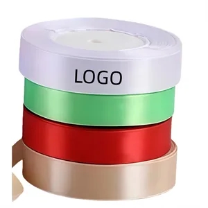 2.5cm x 100yd Satin Ribbon Roll for Gift Wrapping Event