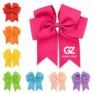 6 Inch Jumbo Solid Color Bow