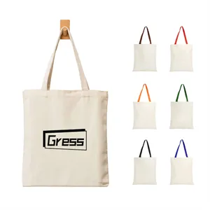 Custom Logo Promotional shopping canvas tote bag